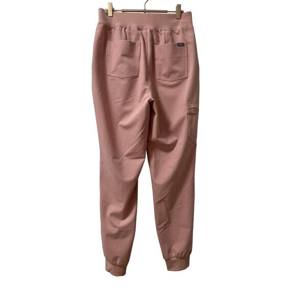 FIGS Womens High Rise Zamora Jogger Scrub Pants Size MT Mauve Pink Healthcare - Picture 2 of 7